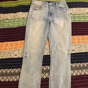 7 For All Mankind High Waist Cropped Skinny jeans Size 26